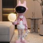 Modern Art Home Decor Pink Astronaut Statue Creative Nordic Sculpture Resin Craft Corridor Lamp