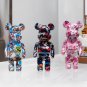 Bearbricked Statue Bear Statues and Sculptures Figure Ornaments Living Room Decor