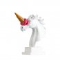 Ice Cream Unicorn Sculpture Fun Home Decor Resin Statue Livingroom Decoration