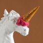Ice Cream Unicorn Sculpture Fun Home Decor Resin Statue Livingroom Decoration