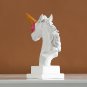 Ice Cream Unicorn Sculpture Fun Home Decor Resin Statue Livingroom Decoration
