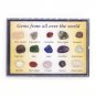 36 PCS/Box Natural Healing Crystals Mineral Specimens Irregular Tumbled Stones Rock Collection