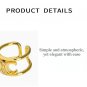C Temperament Smooth Arc De Triomphe Double Layer Ring Female Personality Adjustable