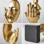 Statue Abstract Resin Desktop Ornaments Sculpture Miniature Figurines Face Character