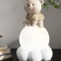Nordic Home Decor Vigorous Bear Statue Cute Desktop Ornaments Children's Bedroom