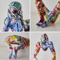 Colorful Graffiti Sculpture Thinker Statue Resin Abstract Figurine Home Deoor