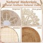Set of 13 Rattan Wicker Wall Decor Hanging Woven Wall Basket Decoration Boho Home