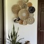 Set of 13 Rattan Wicker Wall Decor Hanging Woven Wall Basket Decoration Boho Home