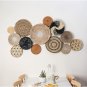 Set of 13 Rattan Wicker Wall Decor Hanging Woven Wall Basket Decoration Boho Home