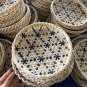 Set of 13 Rattan Wicker Wall Decor Hanging Woven Wall Basket Decoration Boho Home