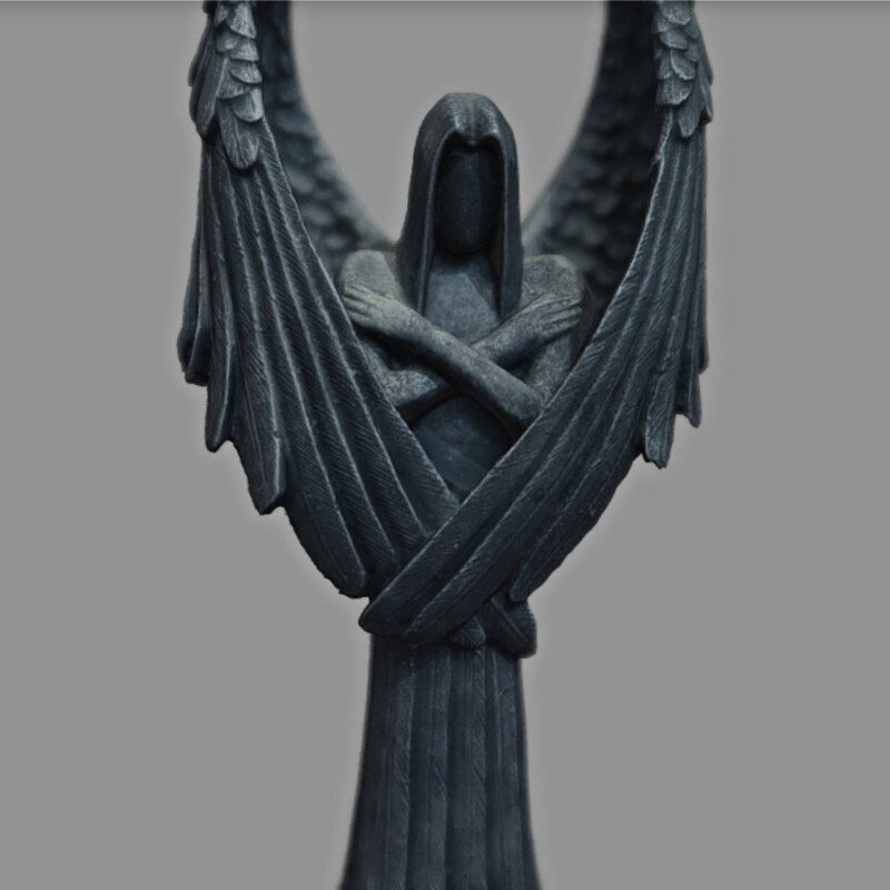 Darkness Fallen Angel The Myth Of Cthulhu Statue Resin Crafts Halloween Home Decorations