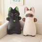 Kawaii Animal Long Standing Doll Stuffed Fluffy Siamese Cat Blue Orange Cats Snotty Pig