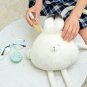 Cute Fluffy White Arctic Hare Bag, White Rabbit Crossbody Bag, Girl Birthday Gift