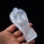 1pc Natural White Selenite Loveliness Statue Craft Decor Selenite Carving Angel Healing