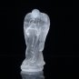 1pc Natural White Selenite Loveliness Statue Craft Decor Selenite Carving Angel Healing