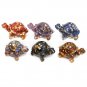 50MM Resin Turtle Statue Healing Crystals Tumbled Stones Sculpture Reiki Pocket Animals