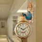 Simple Peacock Wall Clocks Chinese Style Creative Minimalist Wall Watch Restaurant Luxury
