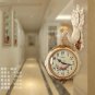 Simple Peacock Wall Clocks Chinese Style Creative Minimalist Wall Watch Restaurant Luxury