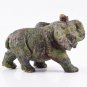 110mm Natural Dragon Blood Stone Crystal Handmade Elephant Statue Reiki Healing Animal