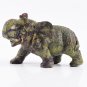 110mm Natural Dragon Blood Stone Crystal Handmade Elephant Statue Reiki Healing Animal