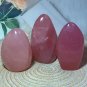 Natural Crystals Rose Quartz Free Form Flame Healing Stone High Quality Room Decor Home
