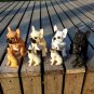 Simulation of French Bulldog Figurine ornaments for home Living room decoration cute dog