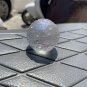 4 cm Natural Fluorite Plated Color, Crystal Rock, Moon-Shaped Ball, Walking Planet