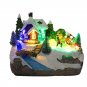 Winter Christmas Village Decoration Liuminated Animated Lighted Musical with Center Tree
