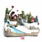 Winter Christmas Village Decoration Liuminated Animated Lighted Musical with Center Tree