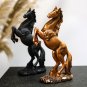 Resin Statue Golden White Black Horse Figure Nordic Abstract Ornaments For Figurines Horse