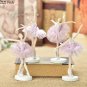 Creative Painted Ballet Dancer Figures Statue Desk Decoration Ballerina Character Resin Sculpture