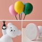 Cute Balloon Bear Statue Figurines for Interior Animal Model Kawaii Room Decor Home