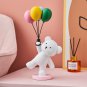 Cute Balloon Bear Statue Figurines for Interior Animal Model Kawaii Room Decor Home
