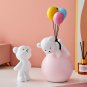 Cute Balloon Bear Statue Figurines for Interior Animal Model Kawaii Room Decor Home