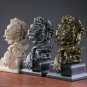 American Retro Lion Head Statue Creative Home Decoration Resin Figurine Living Room