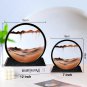 Moving Sand Art Picture Round Glass 3D Hourglass Deep Sea Sandscape In Motion Display