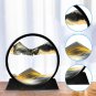 Moving Sand Art Picture Round Glass 3D Hourglass Deep Sea Sandscape In Motion Display