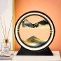Moving Sand Art Picture Round Glass 3D Hourglass Deep Sea Sandscape In Motion Display