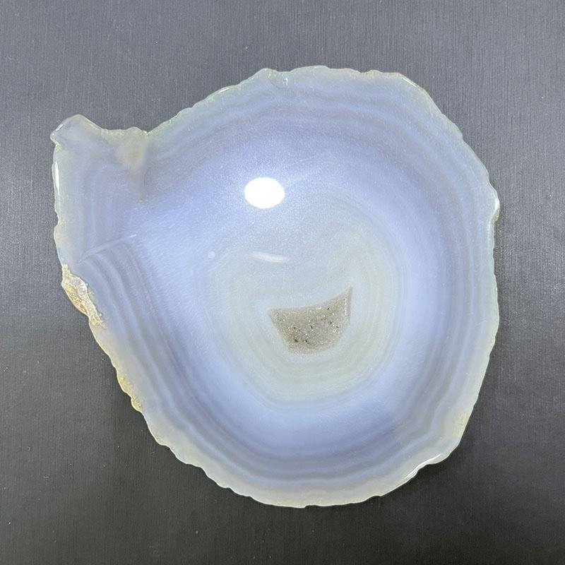 Large Size Natural Quartz Stone Irregular Sliced Cup Tea Crystal Holder Agate Coaster