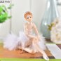 Wearing Fluffy Skirt Ballet Dancer Figures Statue Desk Decoration Ballerina Girl Character Resin