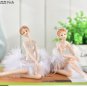 Wearing Fluffy Skirt Ballet Dancer Figures Statue Desk Decoration Ballerina Girl Character Resin