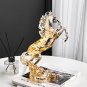 Transparent Acrylic Animal Statue Nordic Home Decor Extravagance Room TV Cabinet
