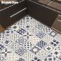 60*120cm European Style Flower Tile Diagonal Tile Floor Sticker Living Room Bedroom