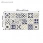 60*120cm European Style Flower Tile Diagonal Tile Floor Sticker Living Room Bedroom