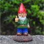 Creative Funny Garden Drunk Gnome Middle Finger Garden Gnome Naughty Go Away Lawn