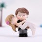 Sweet Couple Bride Groom Model Miniature Figurine Landscape Wedding Figurine