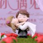 Sweet Couple Bride Groom Model Miniature Figurine Landscape Wedding Figurine