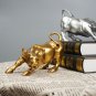 Luxury Living Room Decoration Golden Bull Home Decor Desk Accessories
