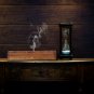 Wooden Incense Stick Burner Coffin Cone Holder Joss Stick Box with Storage