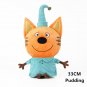 Genuine kid e cats Russian Три кота My Family Three Happy Cats Plush Doll Cookie Candy